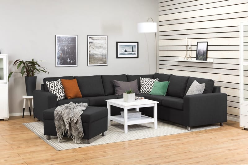 Crazy Fotpall med Förvaring 80x65 - Antracit - Möbler - Stolar & fåtöljer - Pall & puff - Fotpall