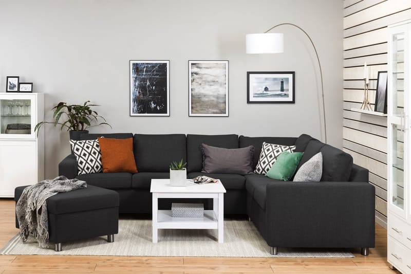 Crazy Fotpall med Förvaring 80x65 - Antracit - Möbler - Stolar & fåtöljer - Pall & puff - Fotpall