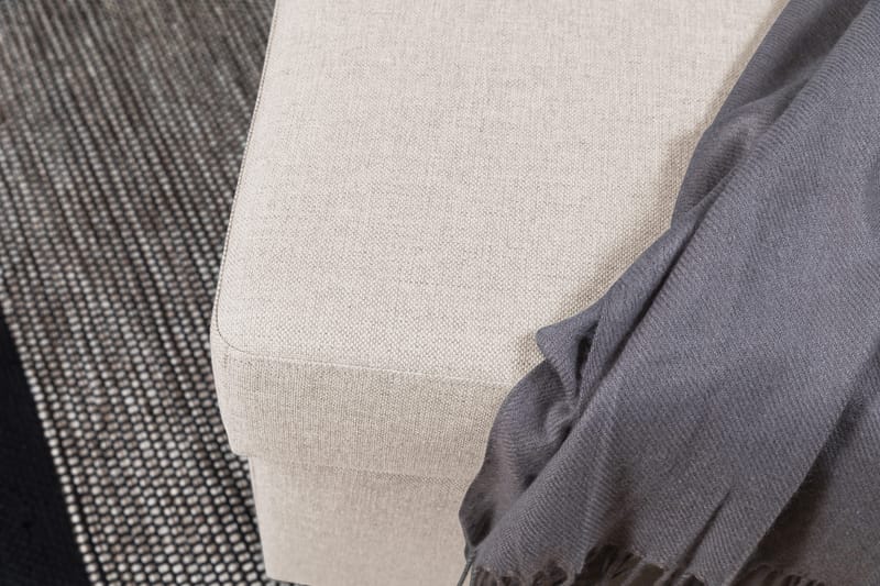 Crazy Fotpall med Förvaring 80x65 - Beige - Möbler - Stolar & fåtöljer - Pall & puff - Fotpall