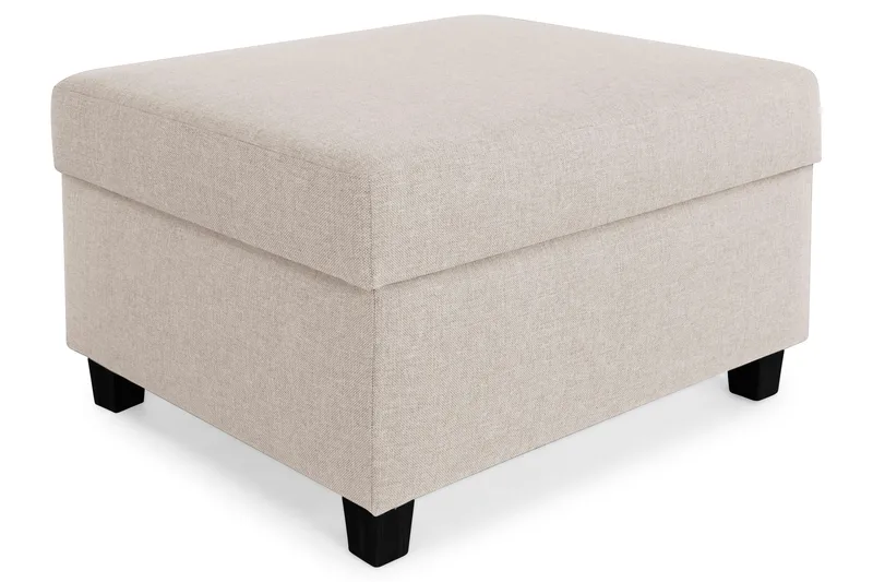 Crazy Fotpall med Förvaring 80x65, Beige