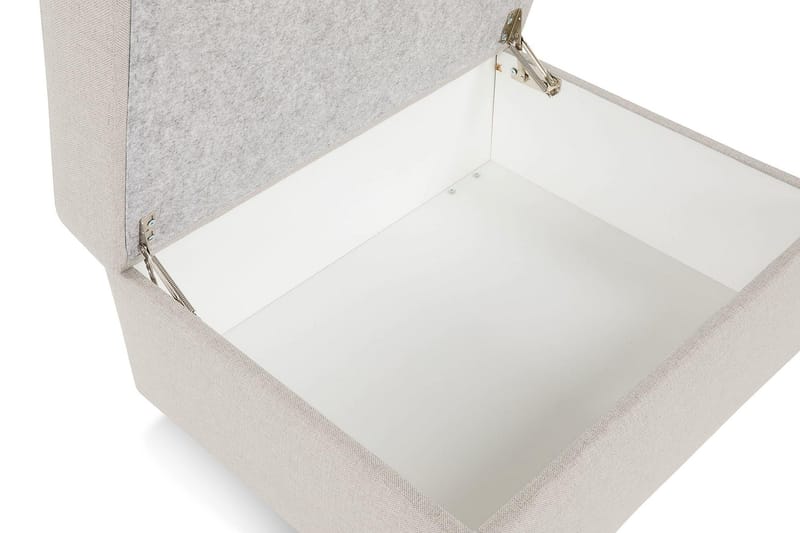 Crazy Fotpall med Förvaring 80x65 - Beige - Möbler - Stolar & fåtöljer - Pall & puff - Fotpall