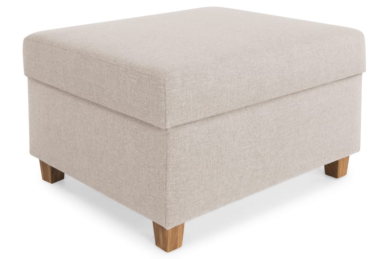 Crazy Fotpall med Förvaring 80x65 - Beige - Möbler - Stolar & fåtöljer - Pall & puff - Fotpall