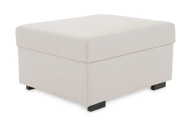 Crazy Fotpall med Förvaring 80x65 - Beige - Möbler - Stolar & fåtöljer - Pall & puff - Fotpall