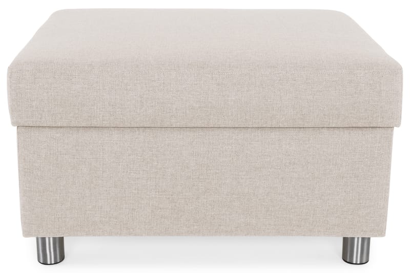 Crazy Fotpall med Förvaring 80x65 - Beige - Möbler - Stolar & fåtöljer - Pall & puff - Fotpall