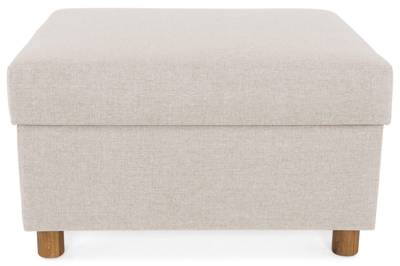 Crazy Fotpall med Förvaring 80x65 - Beige - Möbler - Stolar & fåtöljer - Pall & puff - Fotpall