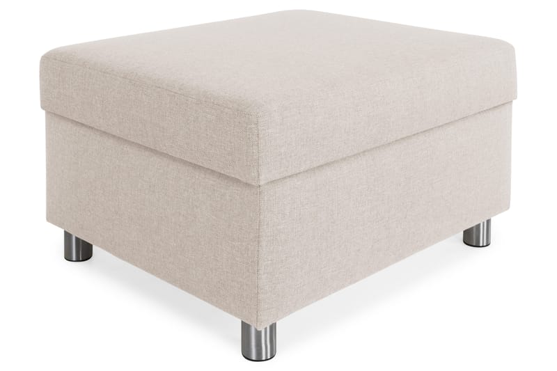 Crazy Fotpall med Förvaring 80x65 - Beige - Möbler - Stolar & fåtöljer - Pall & puff - Fotpall