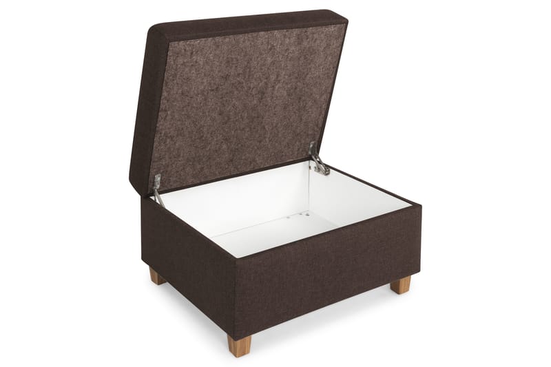 Crazy Fotpall med Förvaring 80x65 - Brun - Möbler - Stolar & fåtöljer - Pall & puff - Fotpall