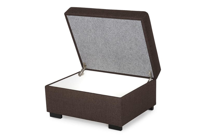 Crazy Fotpall med Förvaring 80x65 - Brun - Möbler - Stolar & fåtöljer - Pall & puff - Fotpall