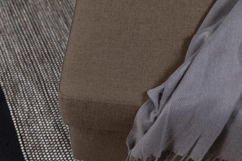 Crazy Fotpall med Förvaring 80x65 - Brun - Möbler - Stolar & fåtöljer - Pall & puff - Fotpall