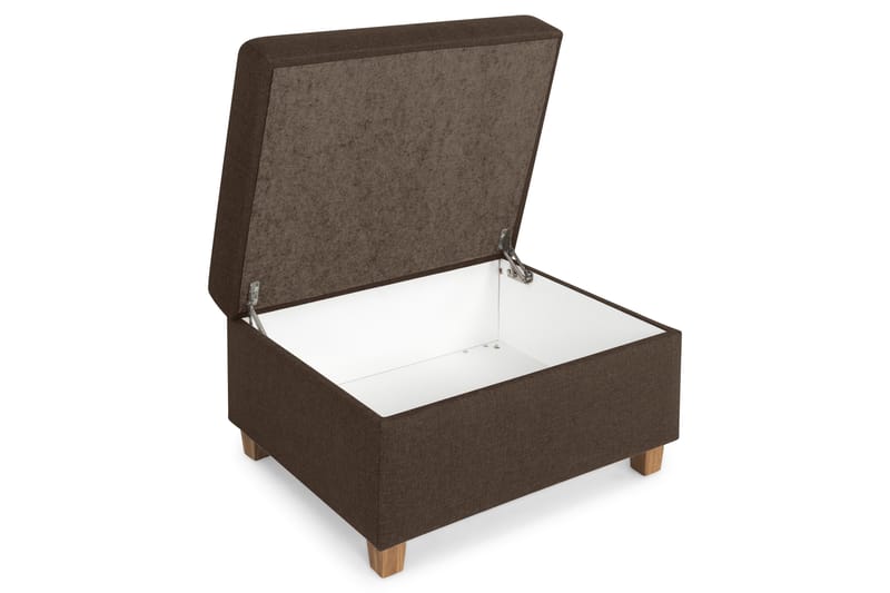 Crazy Fotpall med Förvaring 80x65 - Brun - Möbler - Stolar & fåtöljer - Pall & puff - Fotpall