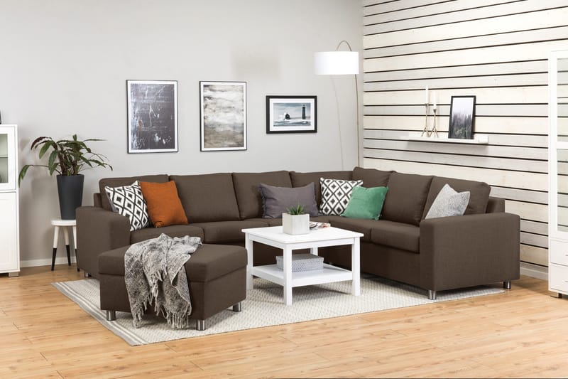 Crazy Fotpall med Förvaring 80x65 - Brun - Möbler - Stolar & fåtöljer - Pall & puff - Fotpall