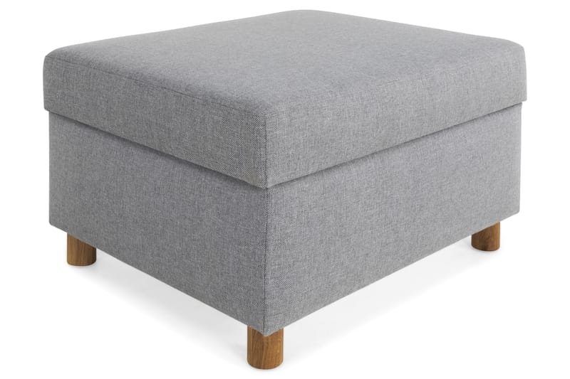 Crazy Fotpall med Förvaring 80x65 - Ljusgrå - Möbler - Stolar & fåtöljer - Pall & puff - Fotpall
