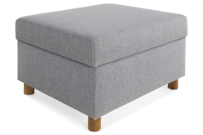 Crazy Fotpall med Förvaring 80x65 - Ljusgrå - Möbler - Stolar & fåtöljer - Pall & puff - Fotpall