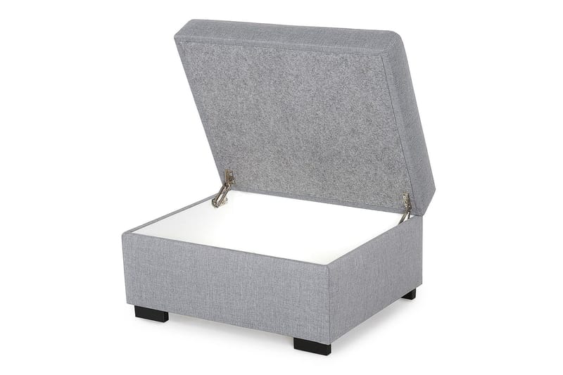 Crazy Fotpall med Förvaring 80x65 - Ljusgrå - Möbler - Stolar & fåtöljer - Pall & puff - Fotpall