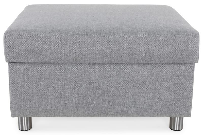 Crazy Fotpall med Förvaring 80x65 - Ljusgrå - Möbler - Stolar & fåtöljer - Pall & puff - Fotpall