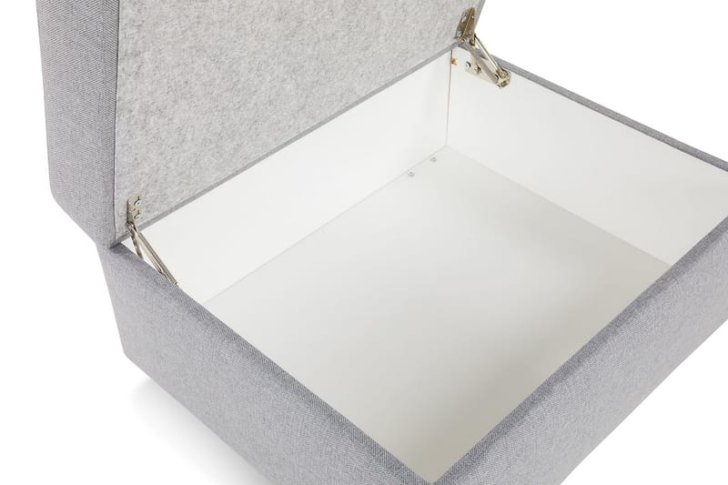 Crazy Fotpall med Förvaring 80x65 - Ljusgrå - Möbler - Stolar & fåtöljer - Pall & puff - Fotpall