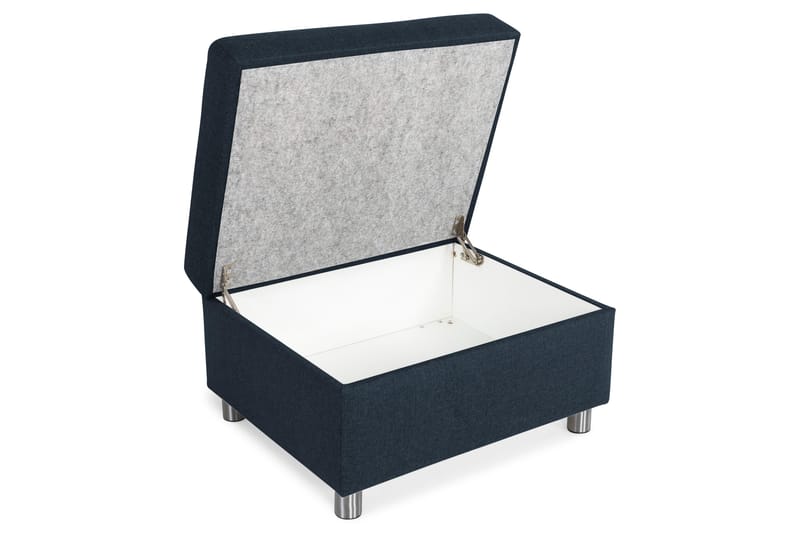 Crazy Fotpall med Förvaring 80x65 - Mörkblå - Möbler - Stolar & fåtöljer - Pall & puff - Fotpall