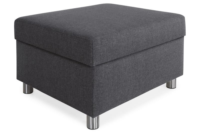 Crazy Fotpall med Förvaring 80x65 - Mörkgrå - Möbler - Stolar & fåtöljer - Pall & puff - Fotpall