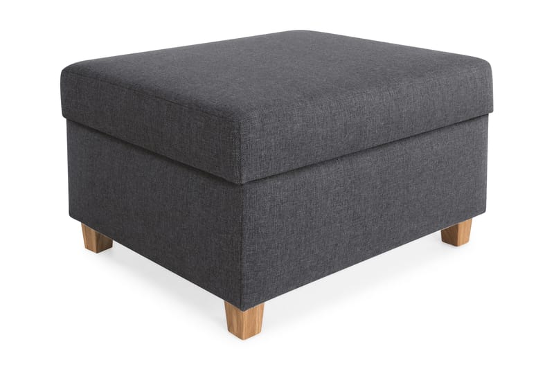 Crazy Fotpall med Förvaring 80x65 - Mörkgrå - Möbler - Stolar & fåtöljer - Pall & puff - Fotpall