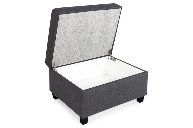 Crazy Fotpall med Förvaring 80x65 - Mörkgrå - Möbler - Stolar & fåtöljer - Pall & puff - Fotpall