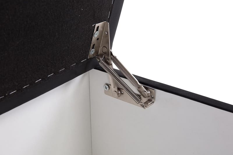 Crazy Fotpall med Förvaring 80x65 - Svart Konstläder - Möbler - Stolar & fåtöljer - Pall & puff - Fotpall