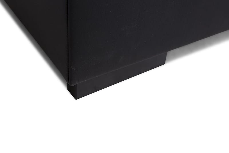 Crazy Fotpall med Förvaring 80x65 - Svart Konstläder - Möbler - Stolar & fåtöljer - Pall & puff - Fotpall