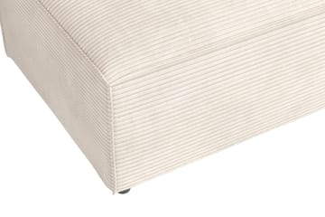 Cubo 1-sits  Rektangulär Fotpallsmodul i Manchester 120 cm bred - Beige - Möbler - Stolar & fåtöljer - Pall & puff - Fotpall