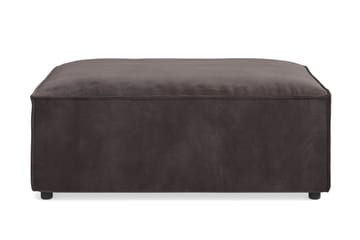 Cubo 1-sits  Rektangulär Fotpallsmodul i Sammet 120 cm bred - Mörkgrå - Möbler - Stolar & fåtöljer - Pall & puff - Fotpall