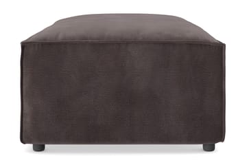 Cubo 1-sits  Rektangulär Fotpallsmodul i Sammet 120 cm bred - Mörkgrå - Möbler - Stolar & fåtöljer - Pall & puff - Fotpall