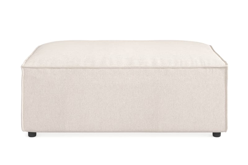 Cubo 1-sits  Rektangulär Fotpallsmodul i Tyg 120 cm bred - Beige - Möbler - Stolar & fåtöljer - Pall & puff - Fotpall