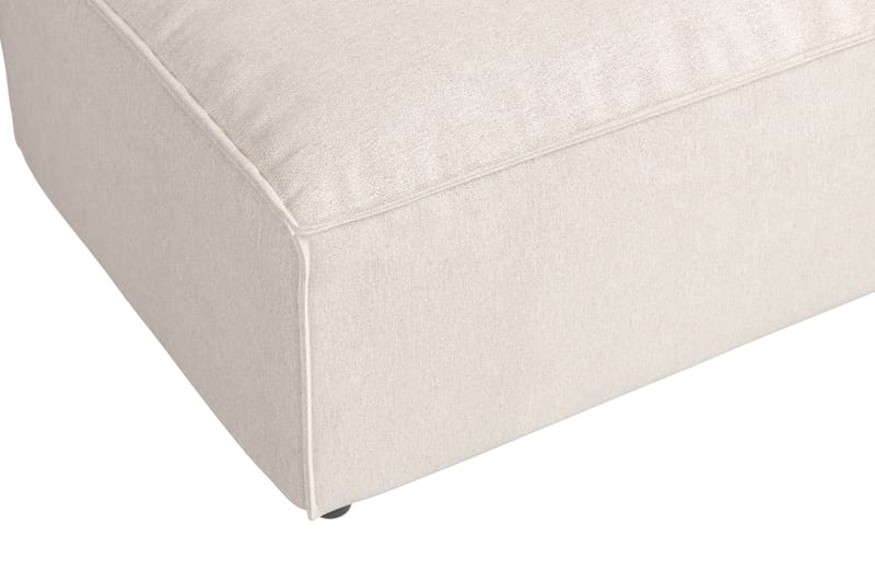Cubo 1-sits  Rektangulär Fotpallsmodul i Tyg 120 cm bred - Beige - Möbler - Stolar & fåtöljer - Pall & puff - Fotpall