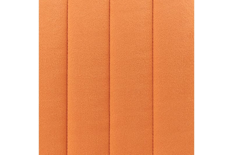 Fotpall Dayton Orange/guld - Orange/guld - Möbler - Stolar & fåtöljer - Pall & puff - Fotpall