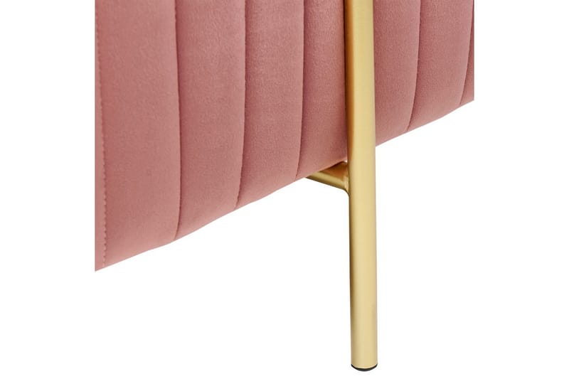 Fotpall Dayton Rosa/guld - Rosa/guld - Möbler - Stolar & fåtöljer - Pall & puff - Fotpall