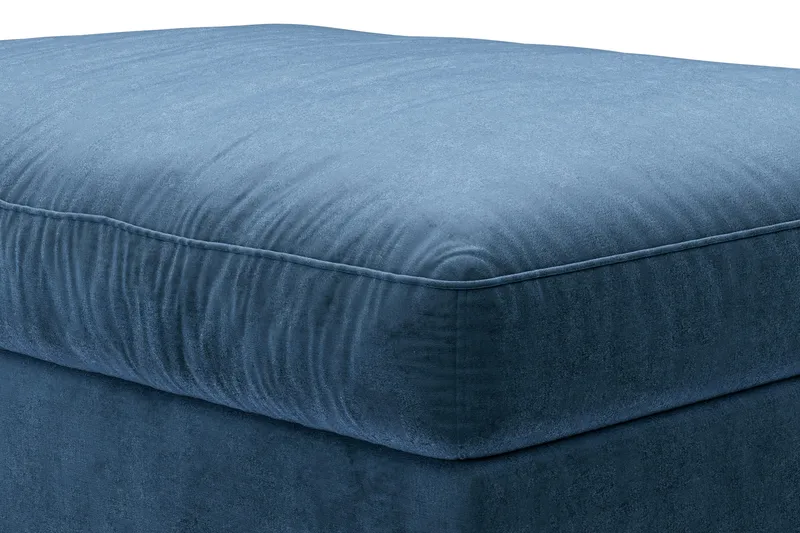 Dubai Fotpall Sammet - Blå - Möbler - Stolar & fåtöljer - Pall & puff - Fotpall