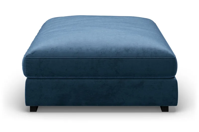 Dubai Fotpall Sammet - Blå - Möbler - Stolar & fåtöljer - Pall & puff - Fotpall