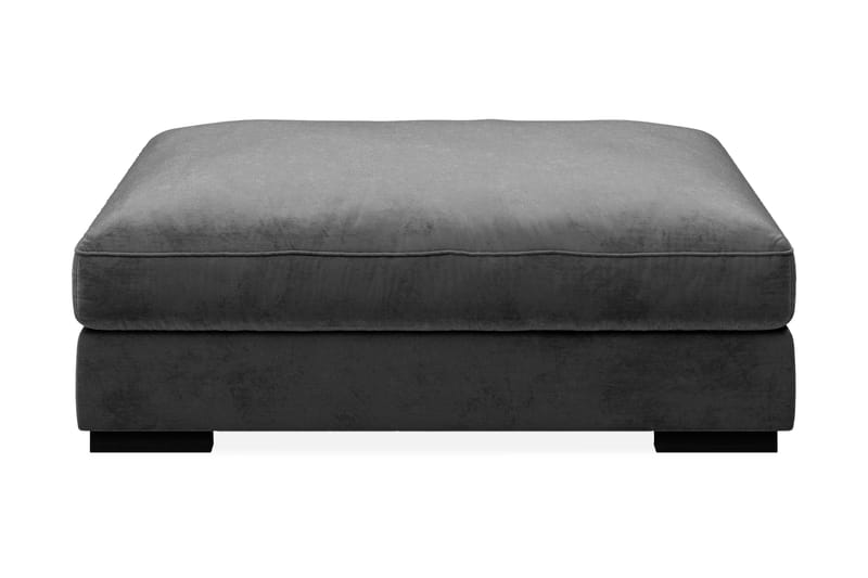 Dubai Fotpall Sammet - Mörkgrå - Möbler - Stolar & fåtöljer - Pall & puff - Fotpall