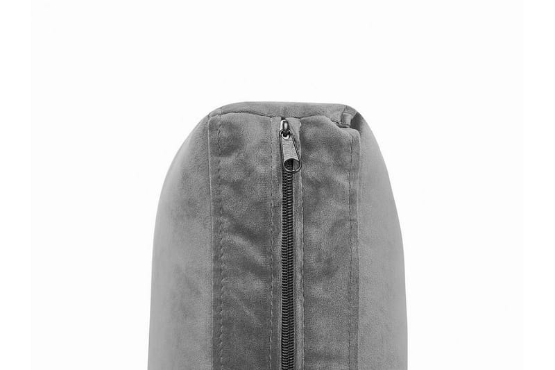 Evja Fotpall - Sammet/Grå - Möbler - Stolar & fåtöljer - Pall & puff - Fotpall