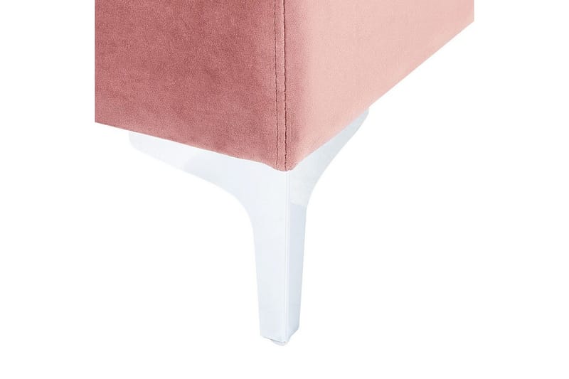 Fotpall Evja Rosa - Rosa - Möbler - Stolar & fåtöljer - Pall & puff - Fotpall