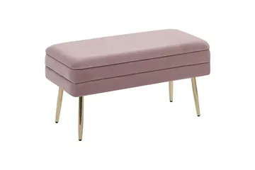 Förvaringsbänk Durham Rosa