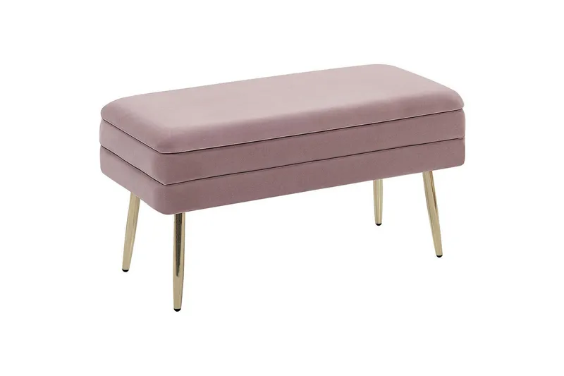 Förvaringsbänk Durham Rosa, Rosa