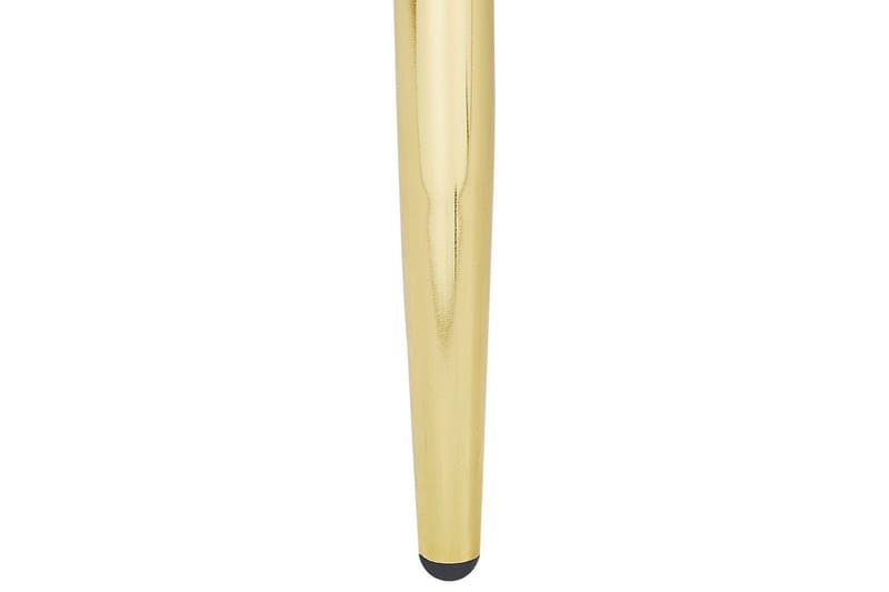 Förvaringsbänk Durham Vitt/guld - Vitt/guld - Möbler - Stolar & fåtöljer - Pall & puff - Fotpall - Bäddbar fotpall