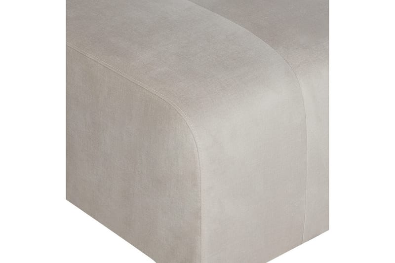 Fotpall Falsterbo Beige, Sammet - Beige, Sammet - Möbler - Stolar & fåtöljer - Pall & puff - Fotpall