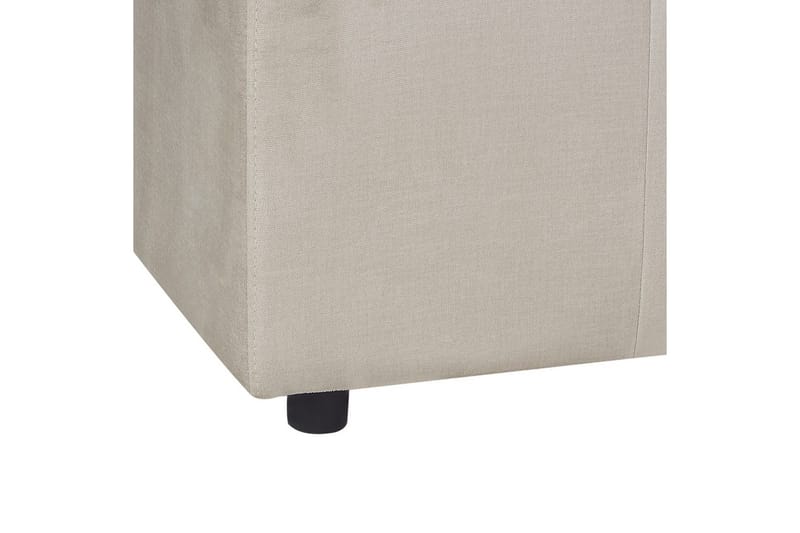 Fotpall Falsterbo Beige, Sammet - Beige, Sammet - Möbler - Stolar & fåtöljer - Pall & puff - Fotpall