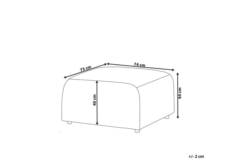 Fotpall Falsterbo Grön, Manchestertyg - Grön, Manchestertyg - Möbler - Stolar & fåtöljer - Pall & puff - Fotpall