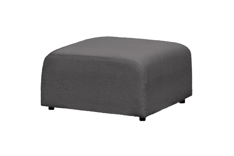 Fotpall Falsterbo Mörkgrå, Bouclé - Mörkgrå, Bouclé - Möbler - Stolar & fåtöljer - Pall & puff - Fotpall