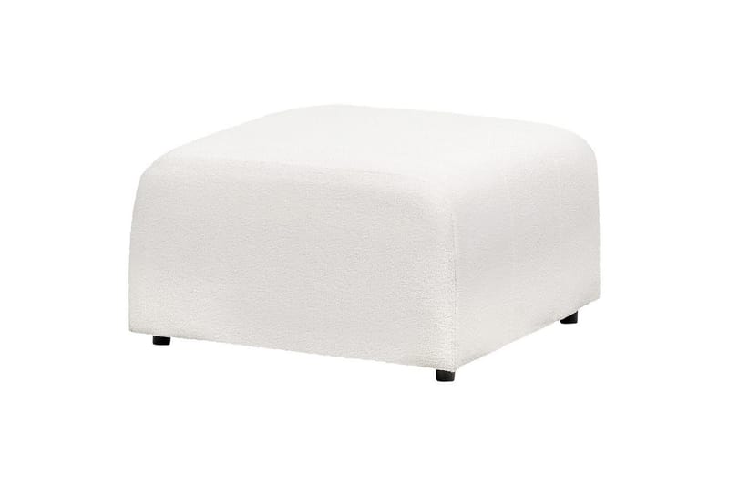 Fotpall Falsterbo Vit, Bouclé - Vit, Bouclé - Möbler - Stolar & fåtöljer - Pall & puff - Fotpall
