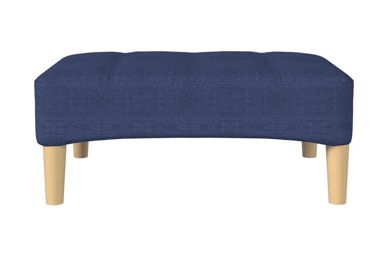 Fotpall blå 78x56x32 cm tyg - Blå - Möbler - Stolar & fåtöljer - Pall & puff - Fotpall