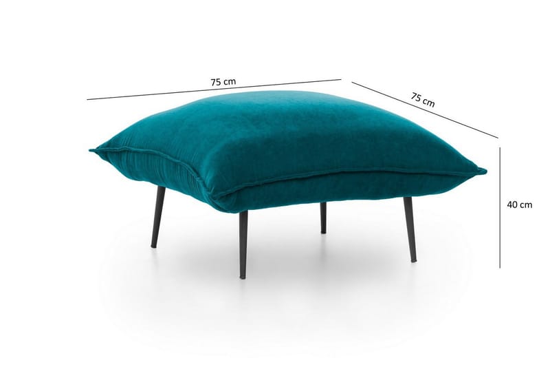 Fotpall - Grön - Möbler - Stolar & fåtöljer - Pall & puff - Fotpall
