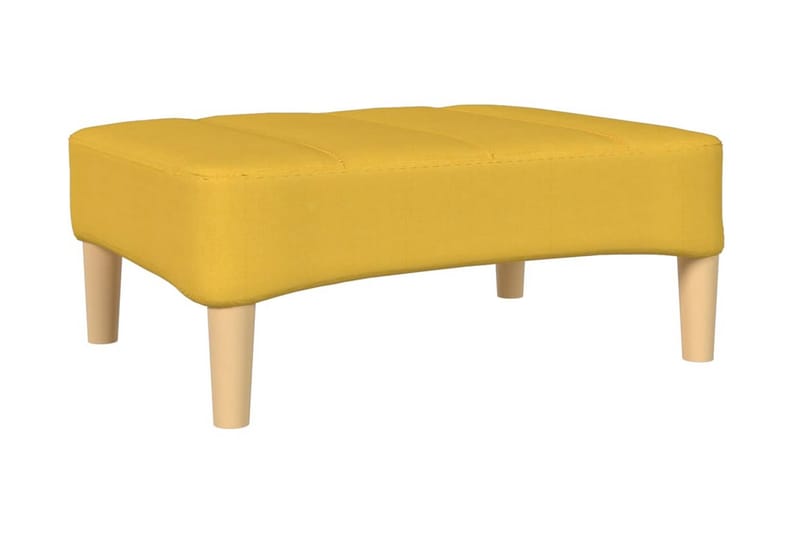 Fotpall gul 78x56x32 cm tyg - Gul - Möbler - Stolar & fåtöljer - Pall & puff - Fotpall