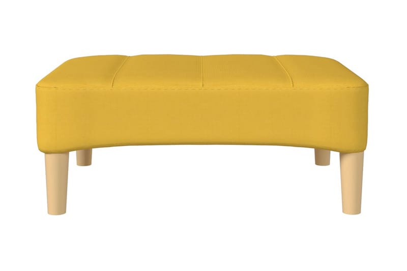 Fotpall gul 78x56x32 cm tyg - Gul - Möbler - Stolar & fåtöljer - Pall & puff - Fotpall